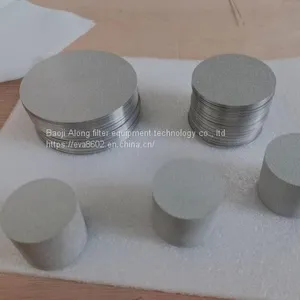 Clean Type 1um 5um 10um 20um 30um 50um Titanium Powder Sintered Filter Disc for Chemicals and Medicine thumbnail-1
