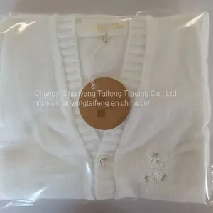 Single Breasted Sweater Winter Cotton Knitting Children Baby Girl Kids Computer Unisex OEM Customized thumbnail-5