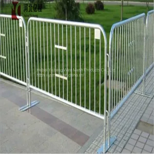 Temporary Steel Road Safety Barricade Crowd Control Barriers thumbnail-1