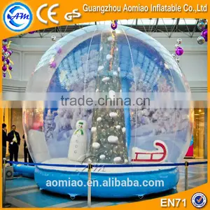Outdoor Large Christmas Snow Globe Inflatable Christmas Decoration thumbnail-1