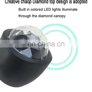2019 Sound Control Custom Magic Disco Ball Laser Light Moving Lights Portable Colorful 5v 3w Usb LED Using Disco Light RGB 30 80 thumbnail-5