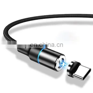 Popular 3A Fast Charging Cable for Iphone 11 Data Cable Android Type-C 3 In 1 Magnetic Fast Charging Charger Line Magnetic Cable thumbnail-1