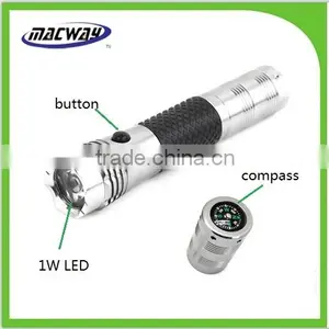 Car LED Rechargeable Flashlight With Compass thumbnail-1