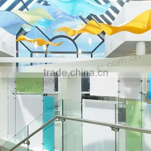 Decorative Door Sliding Acrylic Grass Translucent Partition Panel thumbnail-6