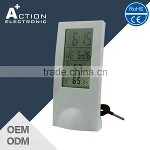 Wholesale Rohs Certified Wall Clock With Temperature And Humidity thumbnail-1