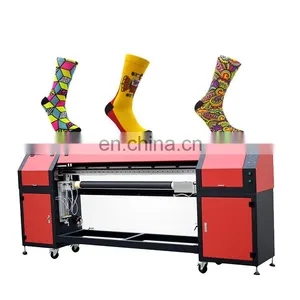 Custom Polyester,Silk,Linen,Cotton Socks 360 Digital Printing Personalized Socks Printer Machine thumbnail-1
