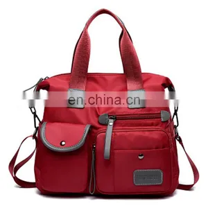 Nylon Handbags Messenger Ladies, Shoulder Leather Decorated Portable Travel Woman Bags Fashion Womens Bag/ thumbnail-4