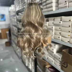 130%/ 150%/ 180% 8C60 Body Wave Full Lace Human Hair Wig With Wholesale Price thumbnail-1