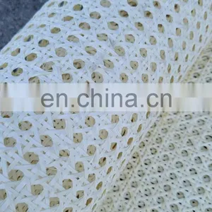 High Quality Natural Mesh Rattan Cane Webbing Roll Woven Bleashed Rattan Webbing Cane thumbnail-3