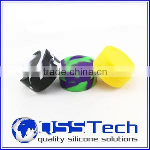 High Quality 7ml Customized Small Coffee Tea Sugar Set/ Oil Dab Wax Container/ Silicone Wax and Oil Container thumbnail-1