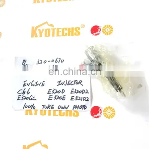 Excavator Parts 320-0670 10R-7670 Engine Injector C6.6 E320D E320D2 E320E E321D2 thumbnail-2