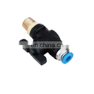 SNS (BC/BUC/BL/BUL Series) Plastic Brass Pneumatic Air Control Hand Valve thumbnail-1