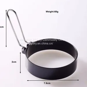 Stainless Steel Round Shape Fried Egg Mold Non-stick Egg Ring Pancake Mold thumbnail-3