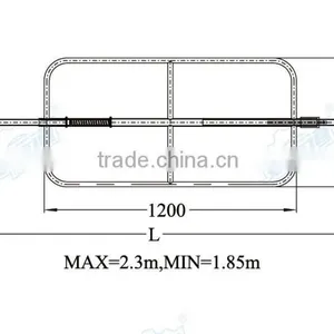 04199 Aluminum Adjustable Cargo Shoring Bar Cargo Control Bar thumbnail-2