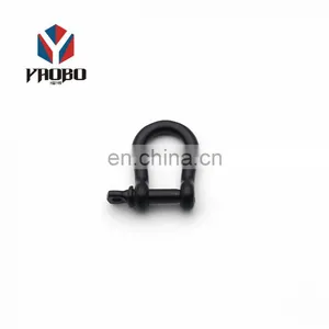 Durable Quality Engrave Logo Stainless Steel Shackle Black D Shape thumbnail-3