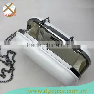 Fashion White Minaudiere Clutch Bags thumbnail-1