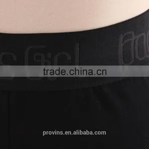 Cotton Lycra Yoga Leggings, Cotton Sport Leggings, Black Dance Leggings thumbnail-4