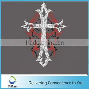 Decorative Rhinestone Cross Transfer thumbnail-1