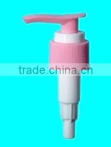 Pink Plastic Lotion Pump 28/410(A) thumbnail-1