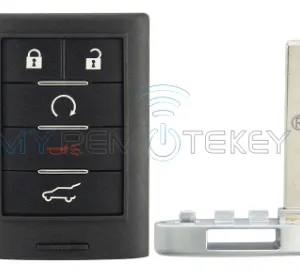 FCC NBG009768T Smart Key 5 Button 315mhz 433mhz 46 Chip for Cadillac SRX ATS 2010-2015 PN 22865375 20984227 13502537 thumbnail-4