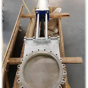 Pneumatic Knife Gate Valve for Paper Industry - Handles High-Concentration Pulp With Ceramic Seals and Compact Design for Easy Installation thumbnail-4
