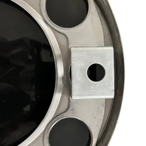 Pack of 2 Universal Highly Polished Stainless Steel Truck Wheel Bolt Cover in 22.5 Inch Closed thumbnail-5