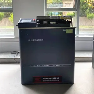 ASTM A615-89 Bend and Rebend Test 6-50mm Steel Bar ReBar Cold Bending Testing 180 Reverse Bending Testing Machine thumbnail-2