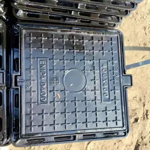 Ductile Iron Manhole Cover 500x500mm for Road Drainage thumbnail-1