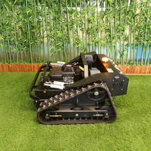 Remote Control Unmanned 4WD Brush Mower China Manufacturer, Factory Direct Sales Unmanned Lawn Trimmer thumbnail-3