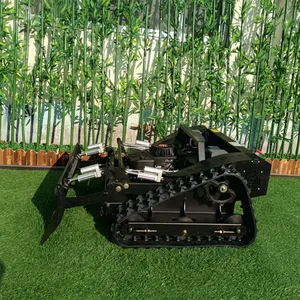 9HP Industrial Single Cylinder Loncin 224CC Gasoline Engine Tracked Remote Operated Bush Trimmer thumbnail-6