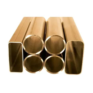 Medical Grade Copper Pipe Red Brass C11000 Straight Tube With Bending Cutting Welding Services Price Per Meter thumbnail-3