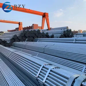Hot Dipped Galvanized Round Steel Pipe GI Pipe Pre Galvanized Steel Pipe Galvanized Tube for Construction thumbnail-2