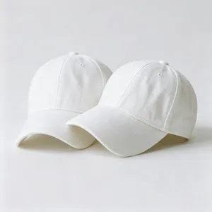 Customizable Plain Cotton Baseball Cap - Unisex Soft Top Dad Hat for Daily & Sports thumbnail-3