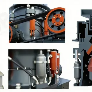 Cone Crusher: Symons, Single Cylinder & Multi Cylinder for Hard Rock Crushing thumbnail-2