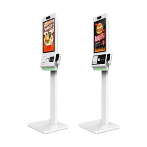 Aonpos APK14 23.8 Inch Checkout Terminal Modern Automated Checkout Station Convenience Store Self-service Terminal thumbnail-2