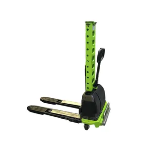 Factory Direct Sale 1 Ton Self-loading Electric Stacker Portable Stacker thumbnail-2