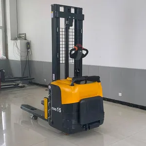 Free Shipping Electric Pallet Stacker Crane 1.5-ton Walking Electric Stacker Crane Supports Customized Product CE Certification thumbnail-2
