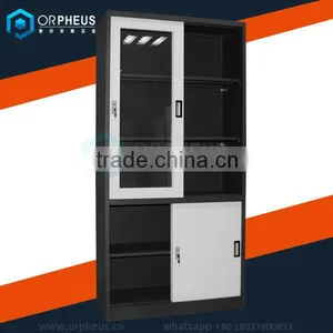 Luoyang Factory Supplier Assembing Steel File Cabinet With Glass Door thumbnail-1
