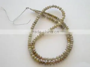 Yellow Diamond Faceted Roundelle thumbnail-1
