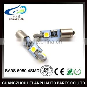 Gold Supplier Car Interior Light BA9S 5050 4smd 12v Car Led Signal Lamp Light Car Parts Accessories Reading Light thumbnail-2