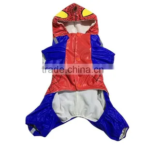 Wholesale Spring and Early Autumn Spider Dog Clothes Raincoat With Inner Mesh Fabric thumbnail-4