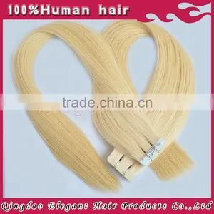 Wholesale Hair Salon Products,Raw Russsian Virgin Tape in Platinum Blonde Hair thumbnail-3