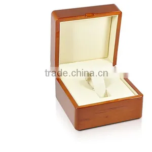 Lacquer Wooden Jewelry Single Watch Handmade Box Cheap Price W1242 thumbnail-2