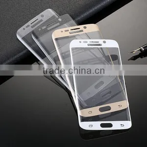 Competitive Price Correct Size Glass Anti Bubble Anti Shock Fingerproont Proof 9h Tempered Glass for Galaxy S6 Full Screen thumbnail-5
