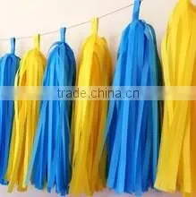 Handmade Decorative Garland Tissue Paper Tassel Garland Party Ideas for Kids & Adults. thumbnail-3