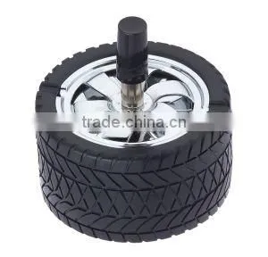 Wheel Spinning Metal Tin Spinning Ashtrays thumbnail-2