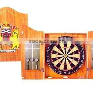 Professional Dartboard With Deluxe Cabinet and Darts thumbnail-1