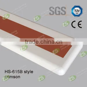 Wooden Color Rigid PVC Wall Protection Wallguards/ Bumper Rail thumbnail-1