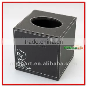 pu Leather Napkin Paper Box for Hotel thumbnail-1