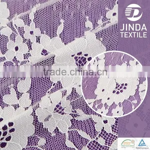 2016 New Design Eyelash White Lace French Fabric thumbnail-5